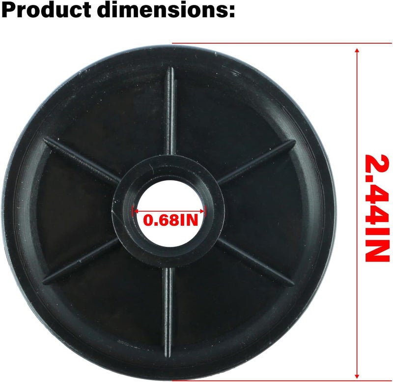 Rvanv Garage Door Opener Parts 144C56 Chain Cable Idler Pulley for Chamberlain & Liftmaster/Opener Chain Cable - Image 2